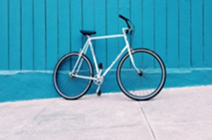 vélo bleu